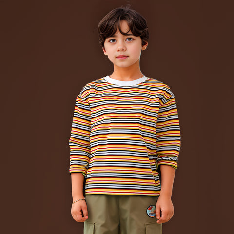 Rainbow Lines Tee  🌈 – Classic Stripe Edition