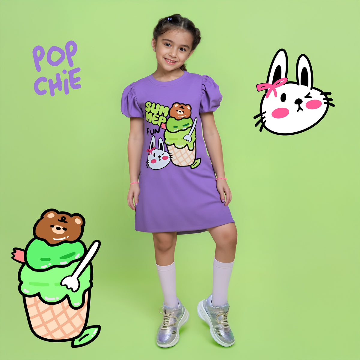 Summer Fun Purple Dress