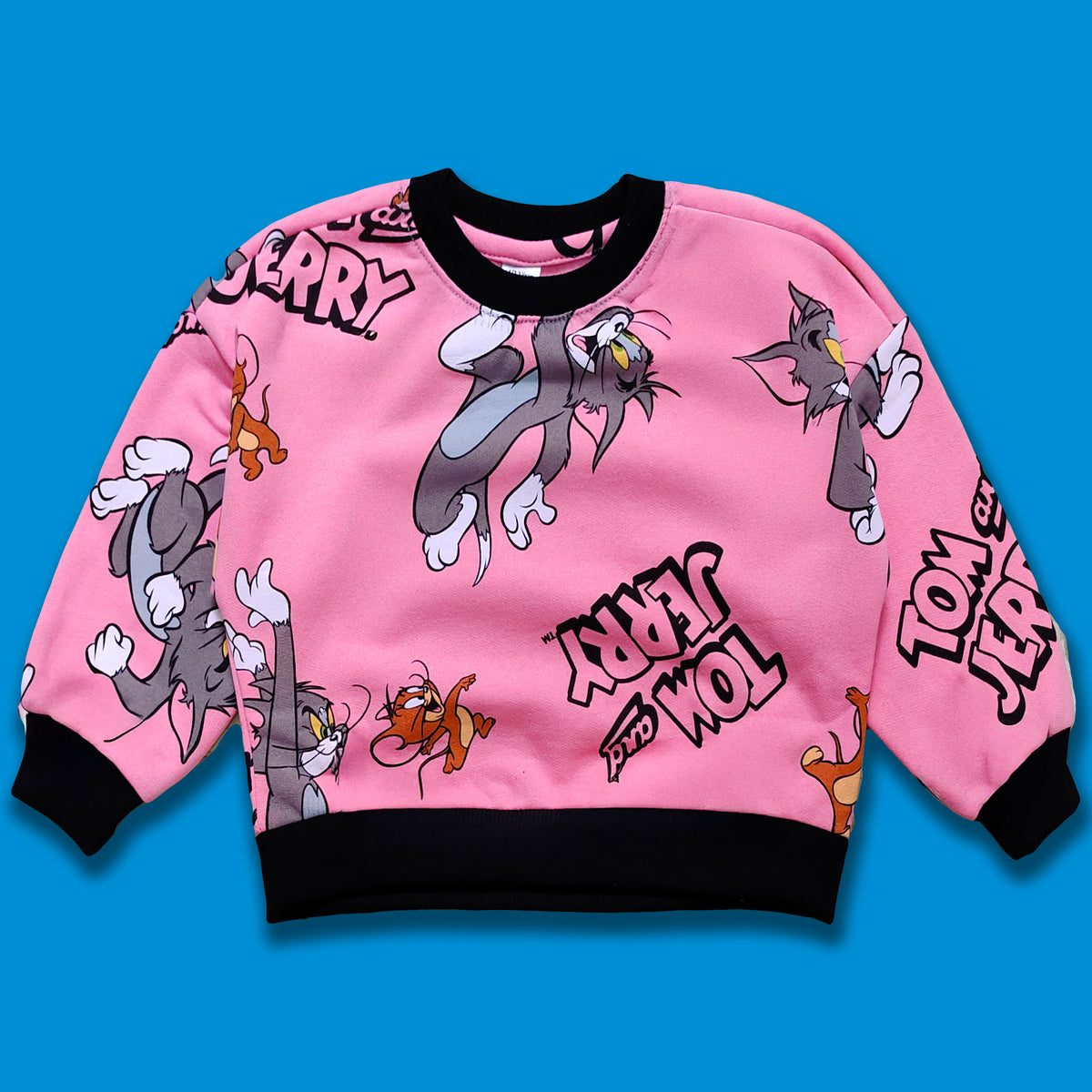 T&J Fleece Sweatshirt – Cozy Cartoon Edition 🐭🐱