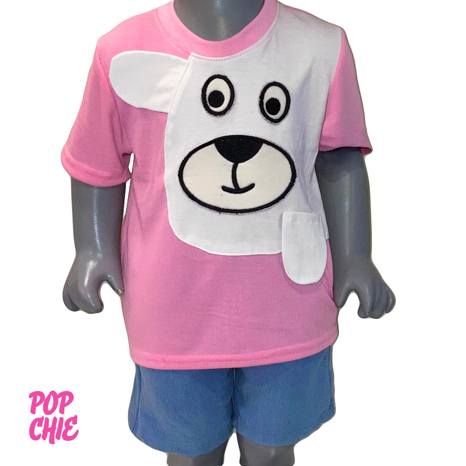 Teddy Face Pink Set for Kids