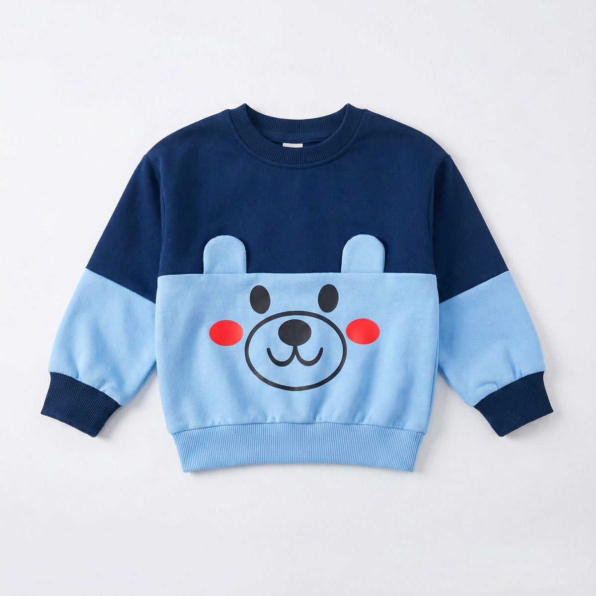 Bunny 🐰 Blue Half & Half Tee