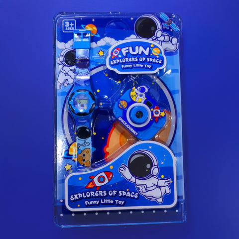 Sleeveless Autumn Blue Jacket + Toy Free