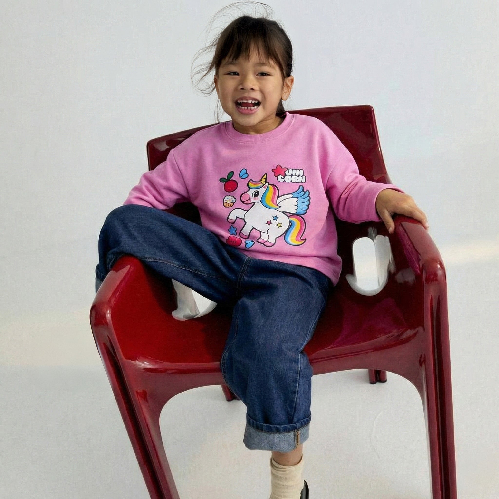 Pink Unicorn Fleece Tee