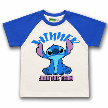 Winner Blue and White Tee