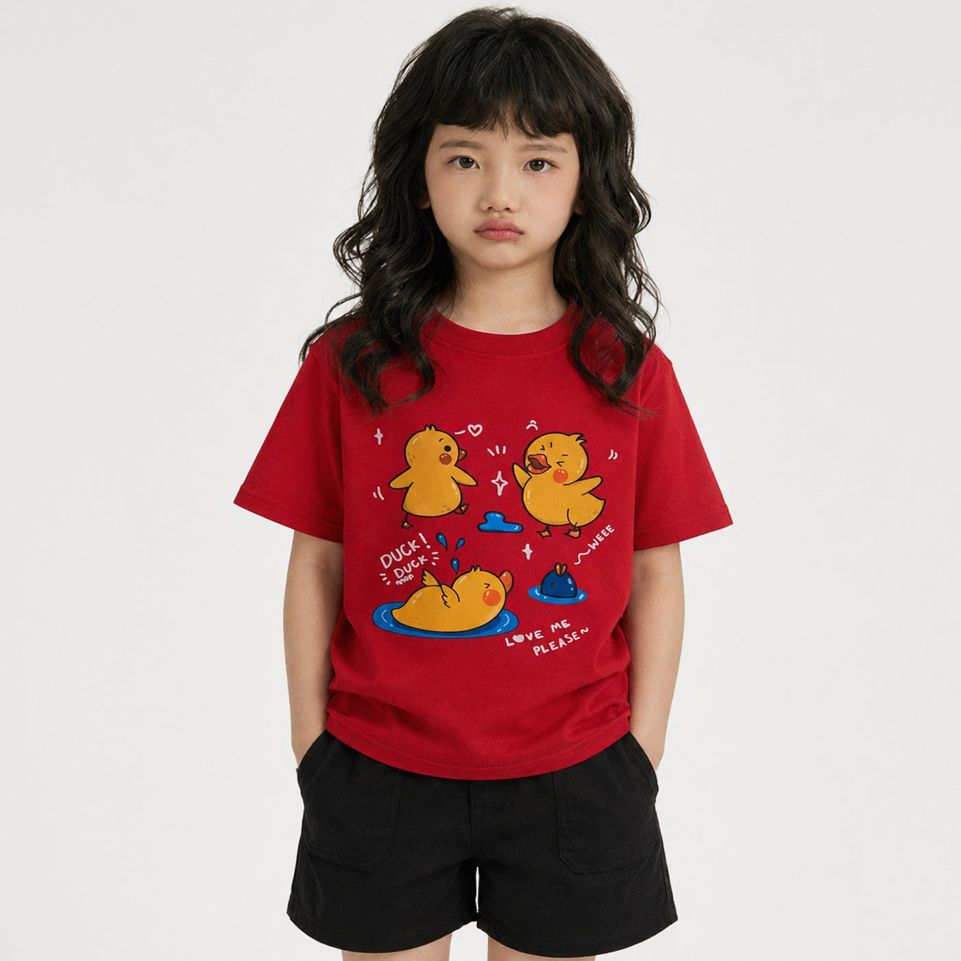 Lazy Ducks Red T-Shirt