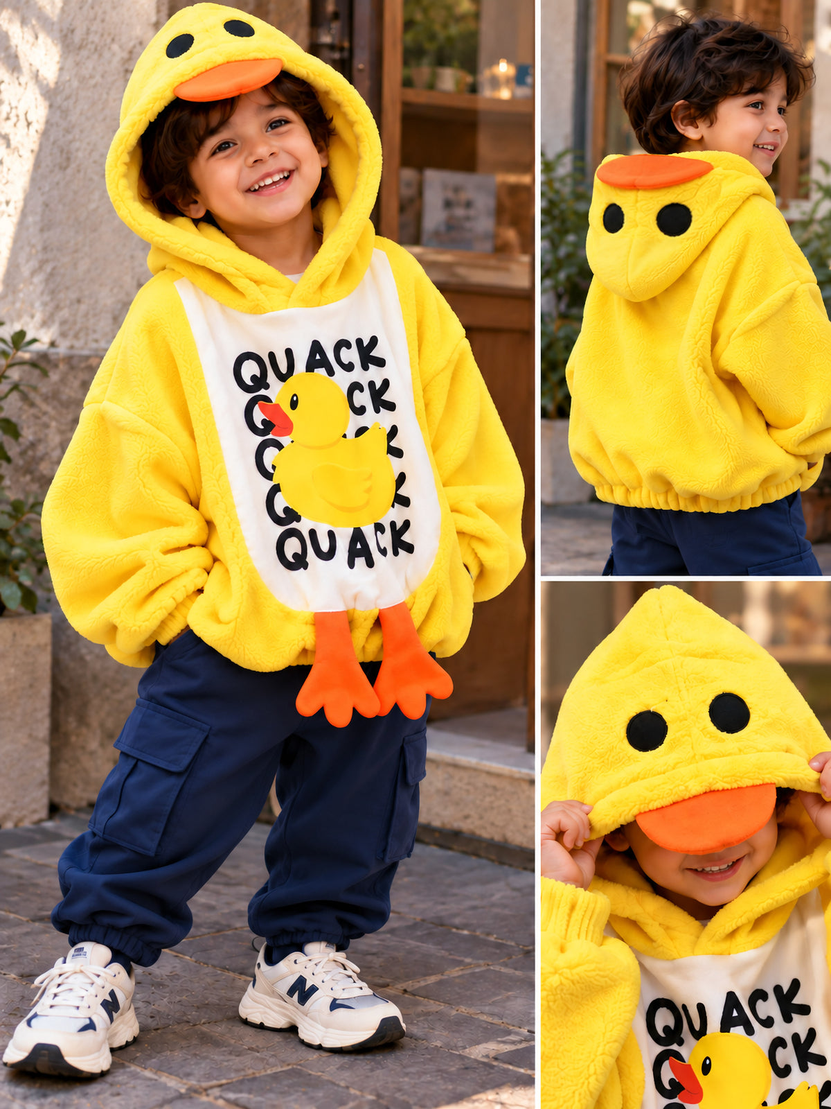 Quacky 3D Duck Fur Hoodie - PREORDERS